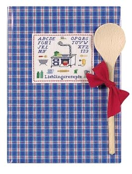 Hardcover Lieblingsrezepte. Blanko-Buch blau. [German] Book