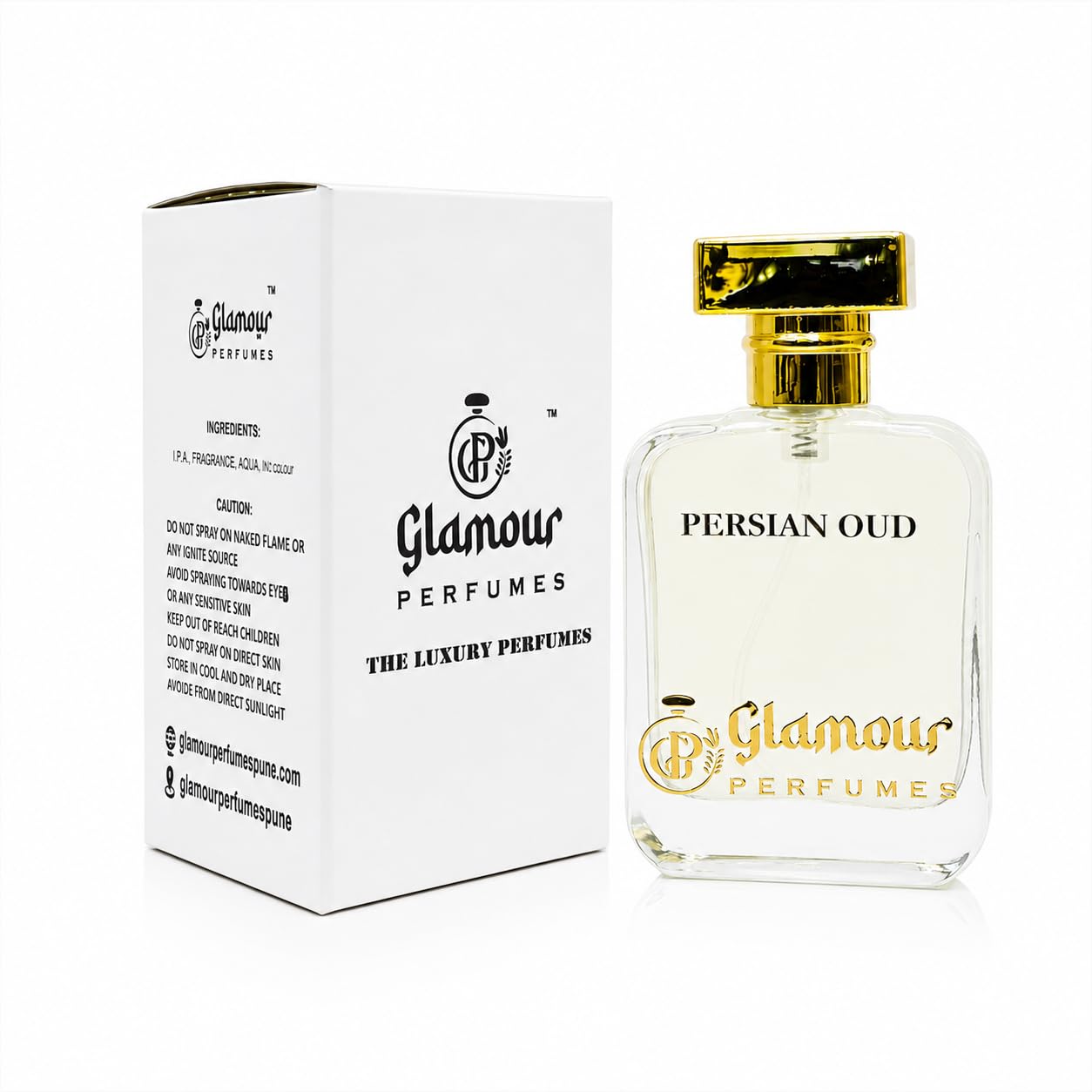 Persian Oud Eau De Parfum for Men & Women | Long Lasting Fragrance, Daily Wear & Parties, Luxury Scent, Unisex Perfume, Elegant Gold Cap-image-3