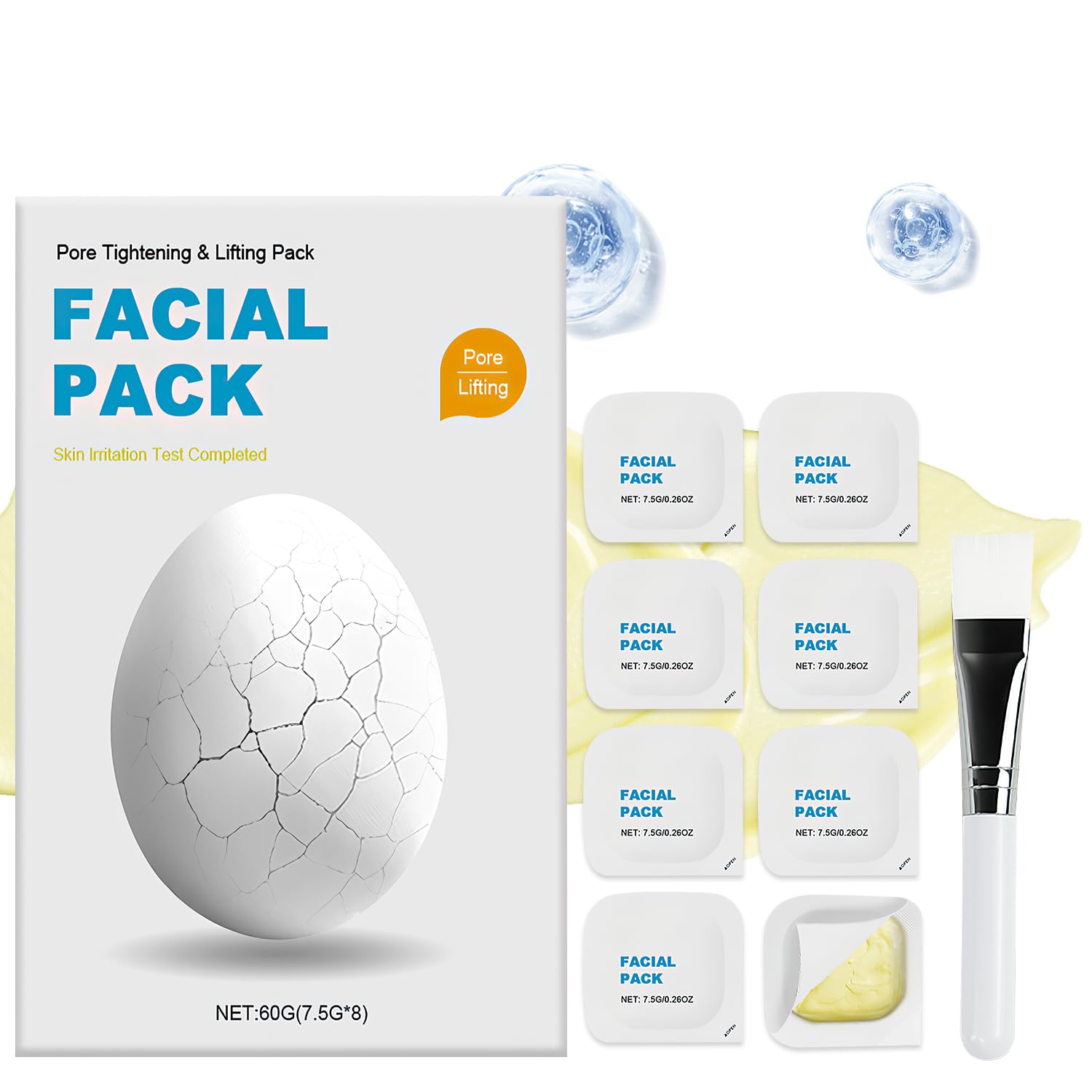 Zombie Face Mask Peel Off, Pore Tightening & Lifting Pack, Hydrating Zombie mask, Facial Mask Care, Anti-Aging, Anti-Wrinkles for All Types (1 Box,