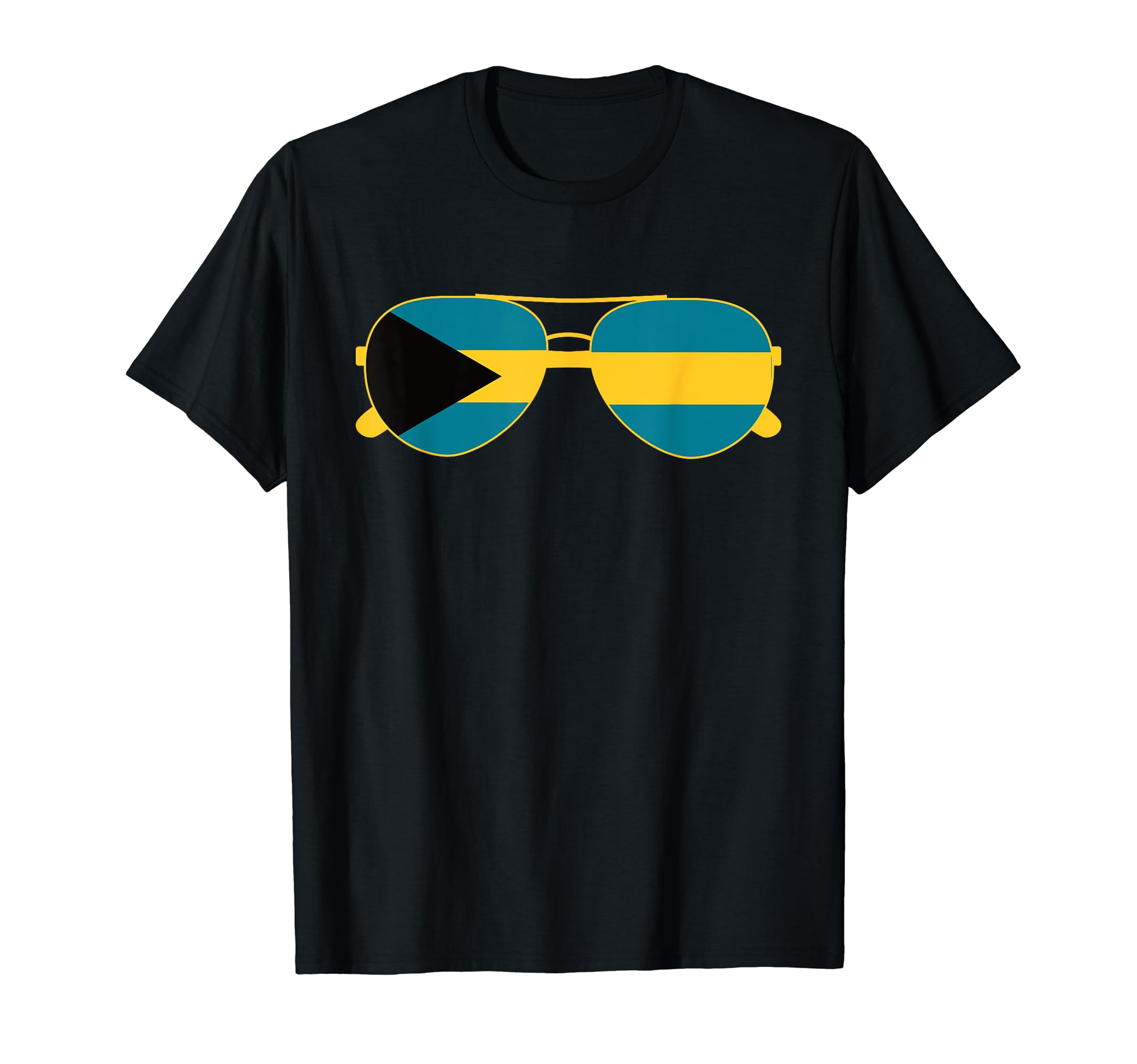 Bahamas Flag Sunglasses Bahamian Flag T-Shirt