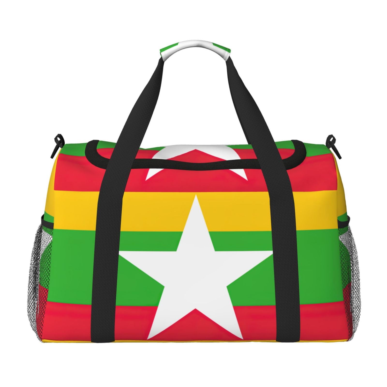 Flaga Birmy torba na ramię kobiety mężczyźni podróżna torba crossbody torebka torba na ramię torebki robocze codzienna torba hobo