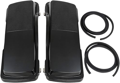 Miniatura 4 de TCT-MOTORPARTS Bolsas de alforja de 6 x 9 pulgadas, tapas de altavoz, aptas para Harley Touring Road King FLT FLHT FLHTCU FLHRC Street Electra Glide