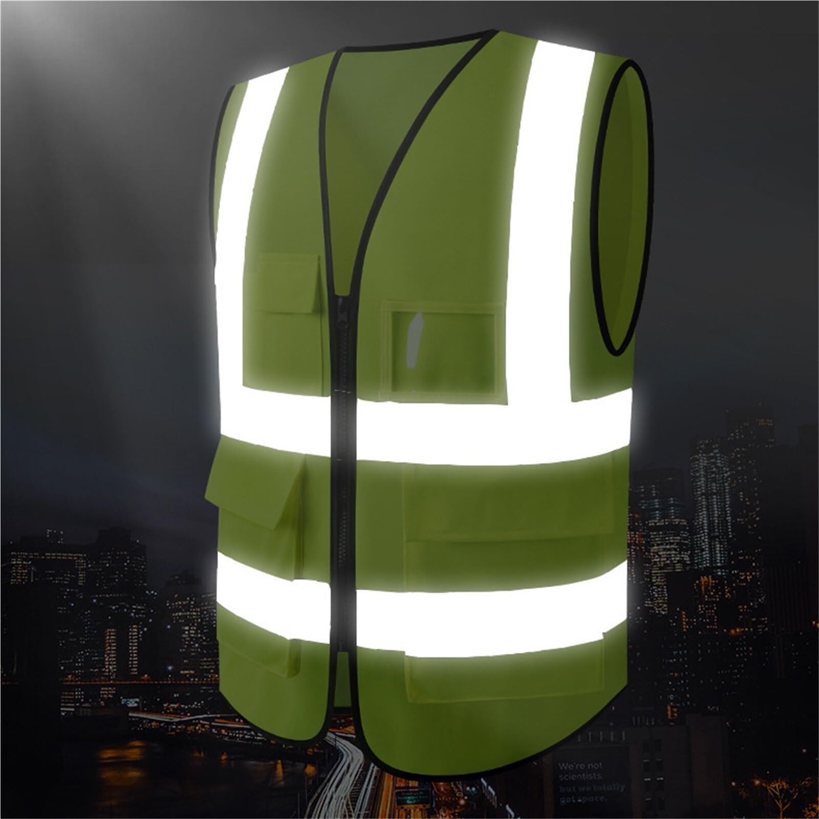 Gilet de Construction réfléchissant en Polyester