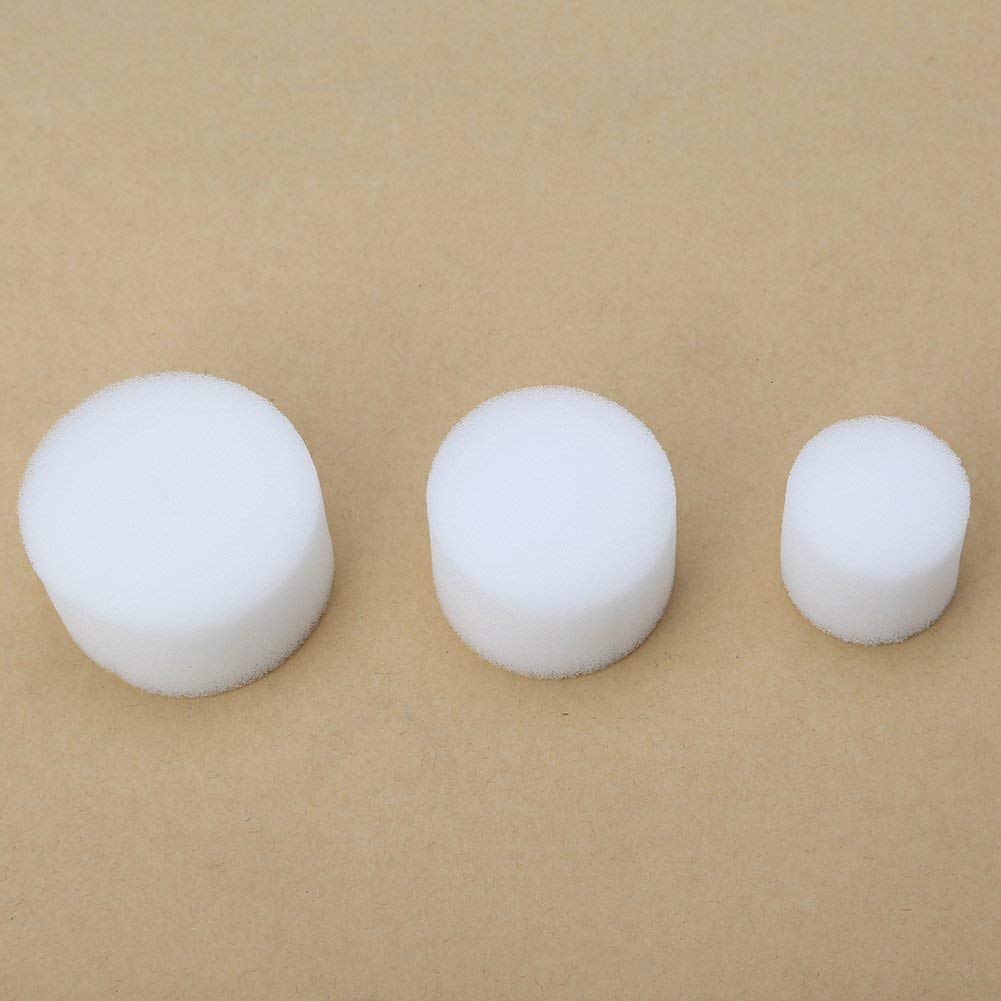 Viagasafamido 50 Unidades Esponjas Hidropónicas para Cultivo Sin Suelo - Esponjas para Plantones de Vegetales, Jardinería Y Germinación (44 X 30 Mm)