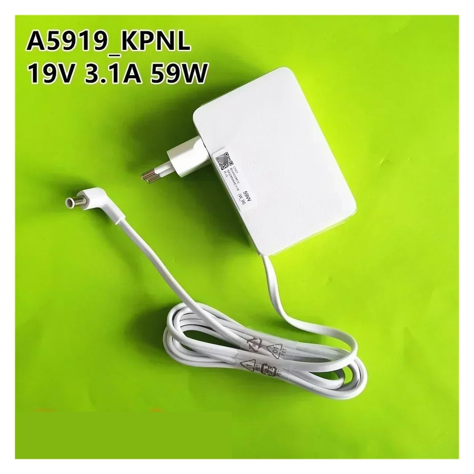 Cavo Adattatore TV A5919_KPNL BN44-00887E Bianco Alimentatore, Compatibile For Samsung, Connessioni Display: S34J550WQU, C32F391FWN, U32J590UQN, LC32JG56Q 19 V 3,10 A 59 W Gruppo Cavi