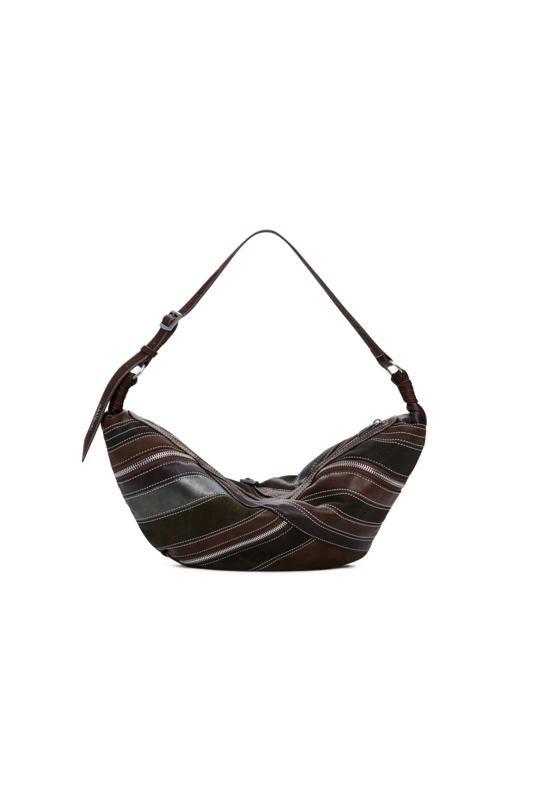 Desigual borsa a tracolla Fibonacci Munster 2.0 Crossbody Bag Dark Camel marrone
