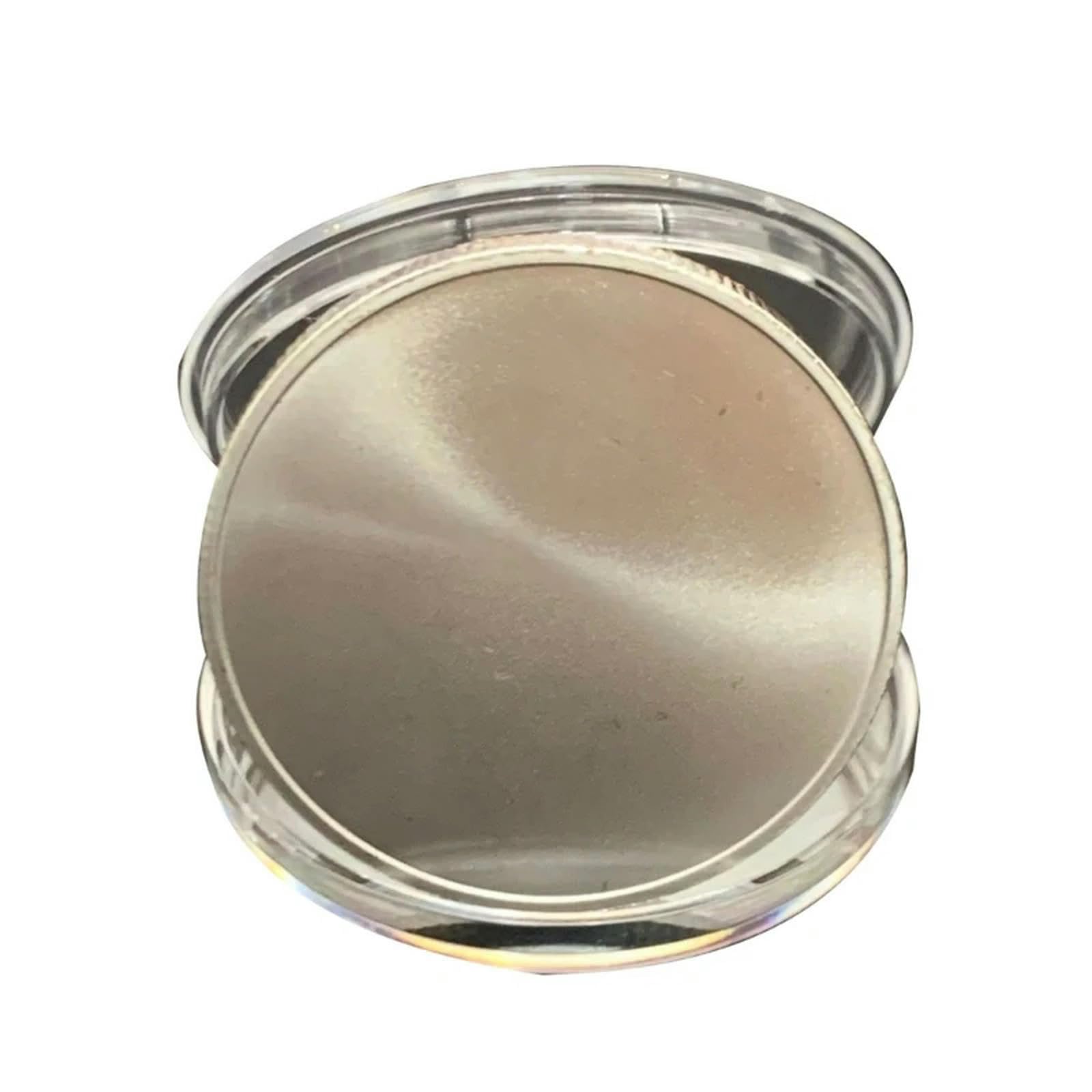 Clxlyu Silver Blank Challenge Coin For Engraving 40Mm Commemorative Coin Diy Craft Engraveable Stamping Coin With Storage