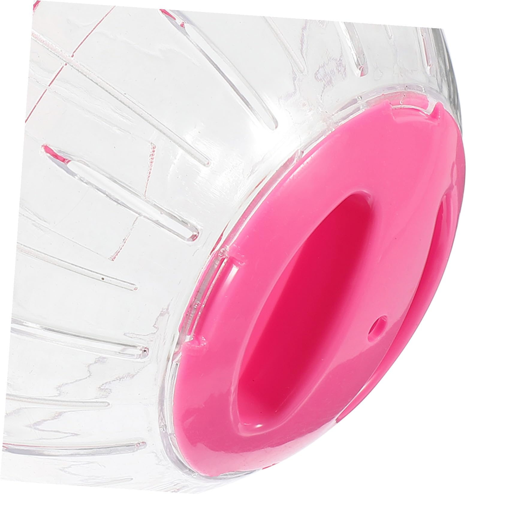 SUPVOX 4 Pièces Boule Exercice Transparente pour Petits Rongeurs Lot de Roses avec Système Anti-évasion Hamster pour Cage Stimulation Physique et Exploration Intérieur et Extérieur