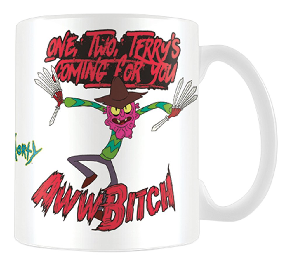 Cartoon Network Multi-Colour Rick And Morty (Scary Terry) Mug
