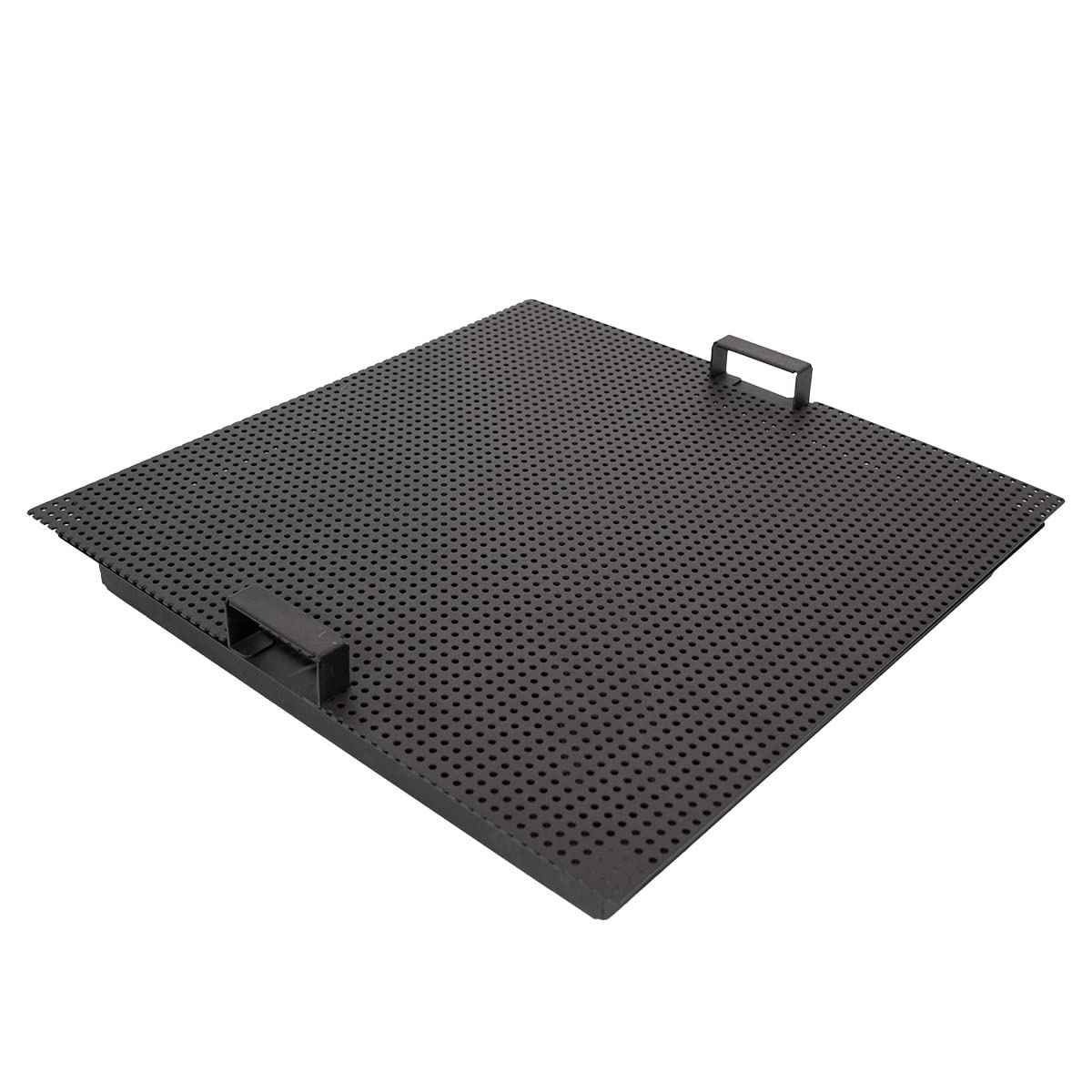 Braciere quadrato da 71,1 cm con parascintille e sollevatore