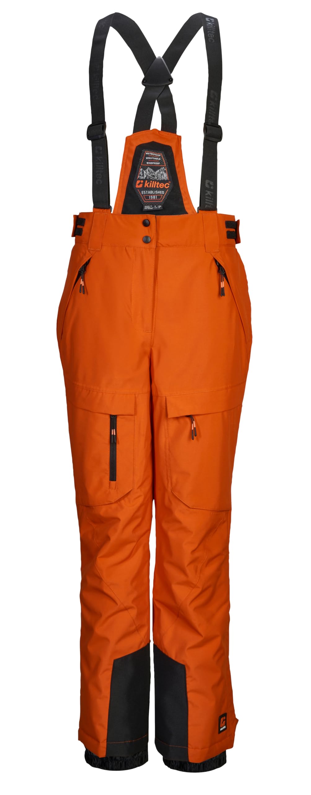 Killtec Jungen Skihose/Funktionshose mit abzippbarem Latz, Schneefang und Kantenschutz Ksw 204 Bys Ski Pnts