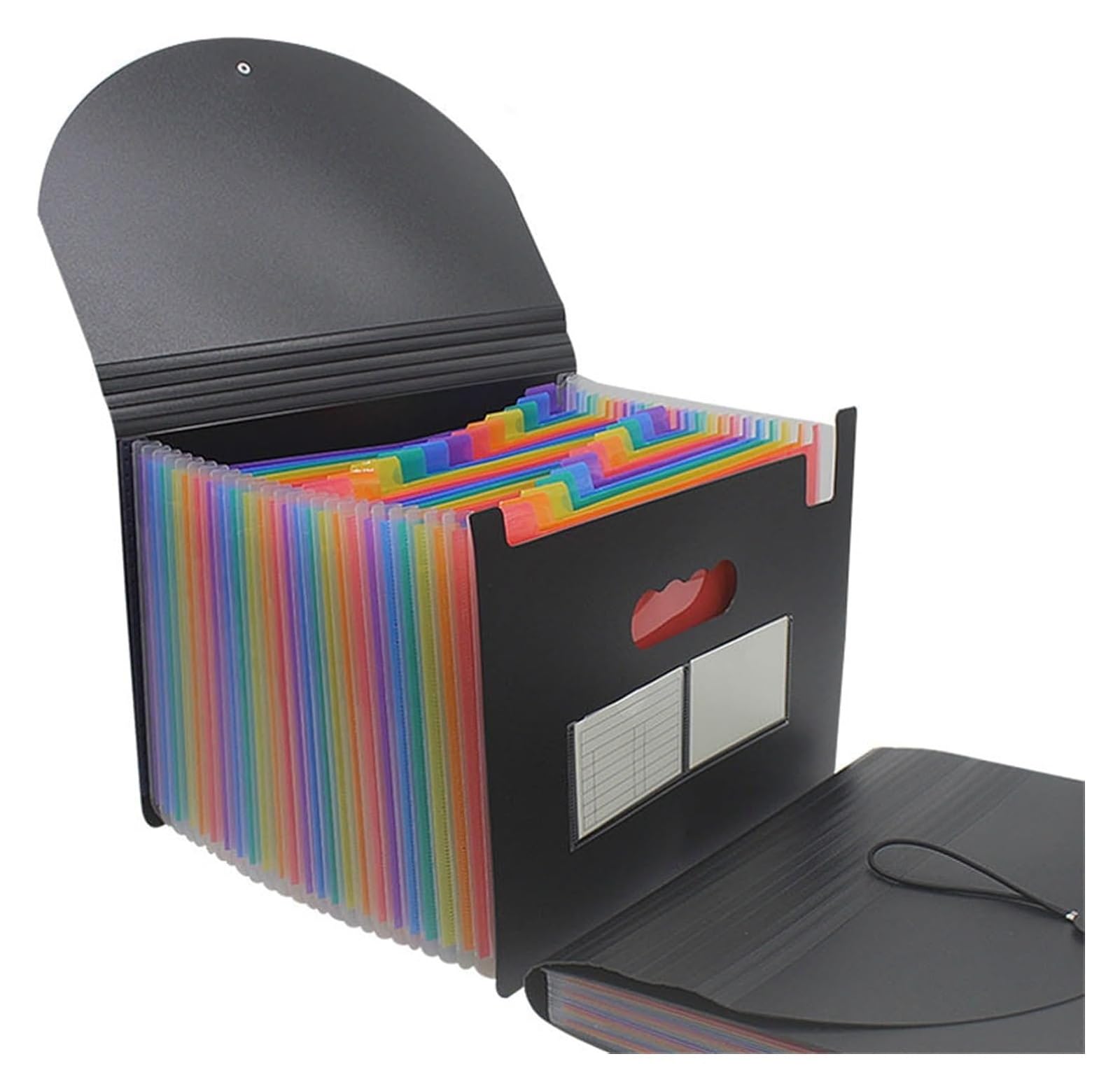 Cartelle for archiviazione di fisarmoniche, cartella file espandibile A4 Test Paper Storage Organ telescopico in piedi for casa, ufficio e scuola(125x32.5x23.5cm)