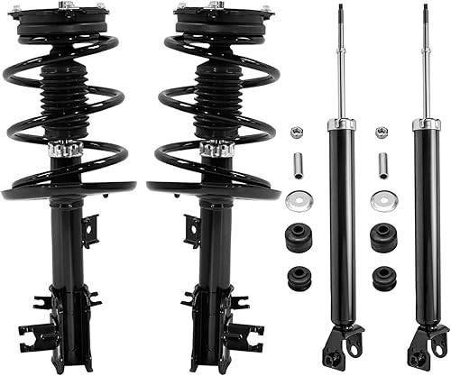 Miniatura 1 de Detroit Axle - Puntales amortiguadores para Nissan Altima 2 2013-2018 Delanteros Instalación Rápida Listo puntales con conjunto de muelle helicoidal