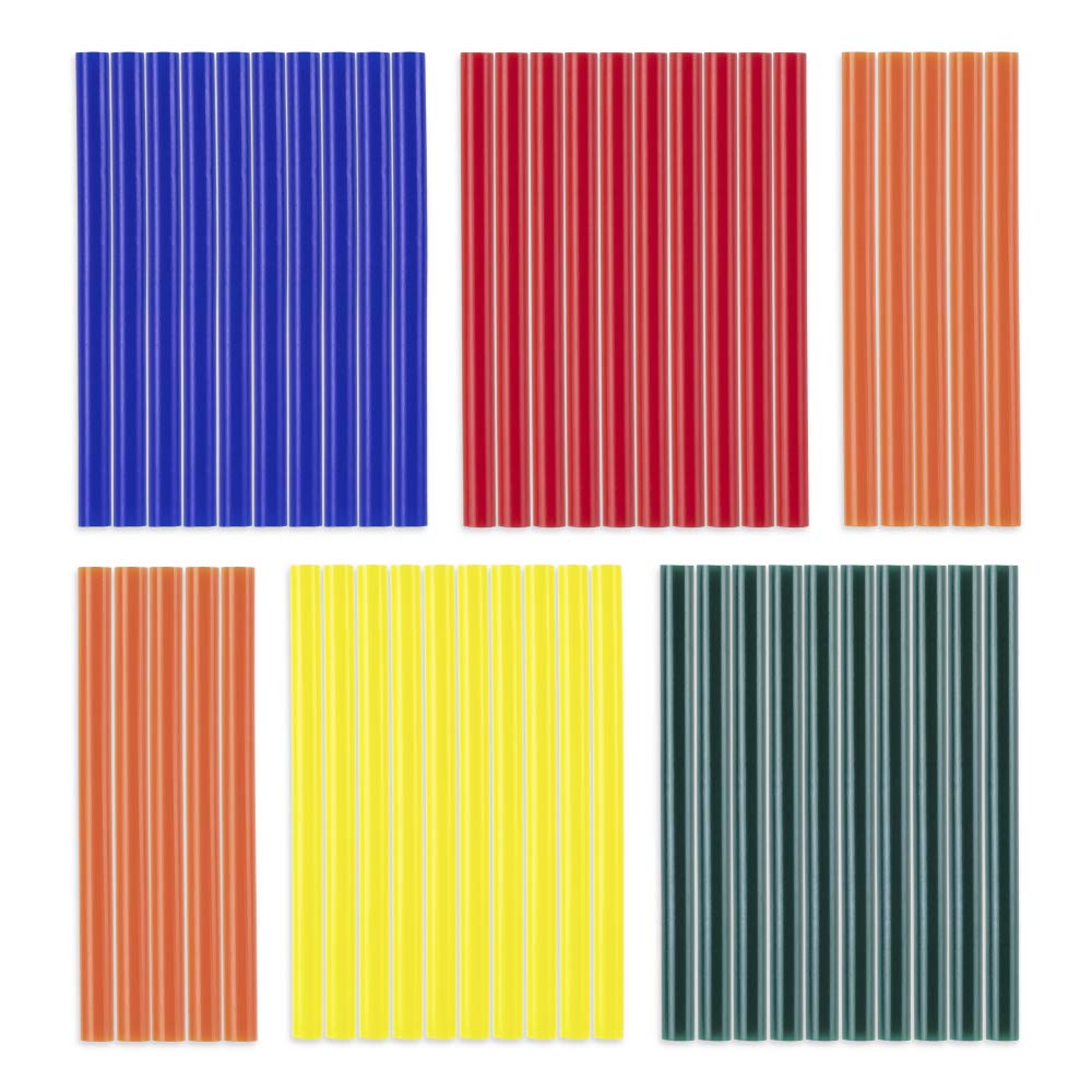 Glue sticks 11mm colorful 50 pcs