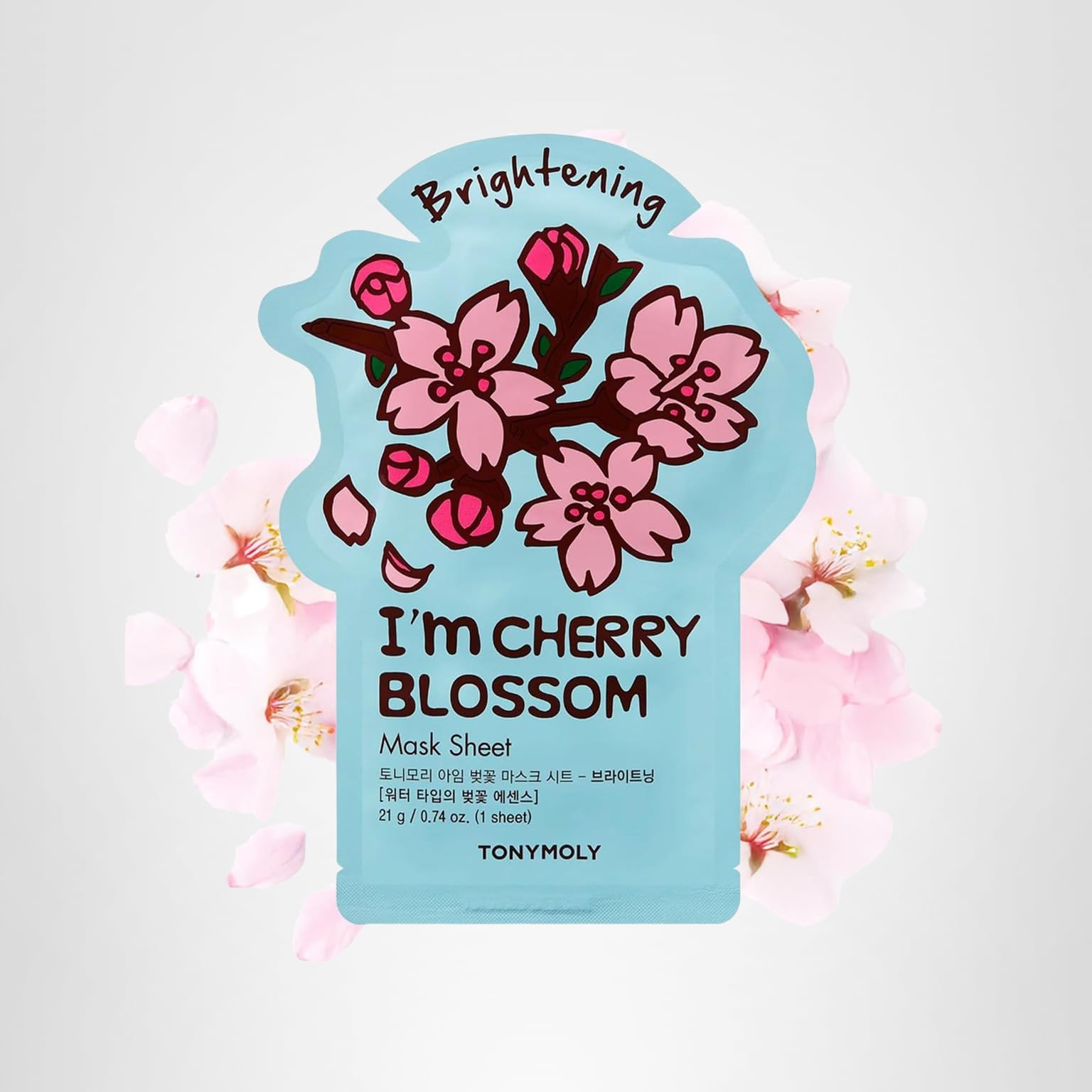 TONYMOLY I'm Real Sheet Mask, Korean Skin Care Face Mask , Hydrating & Moisturizing Skincare, Vitamin Infused Facial, Soothes Skin