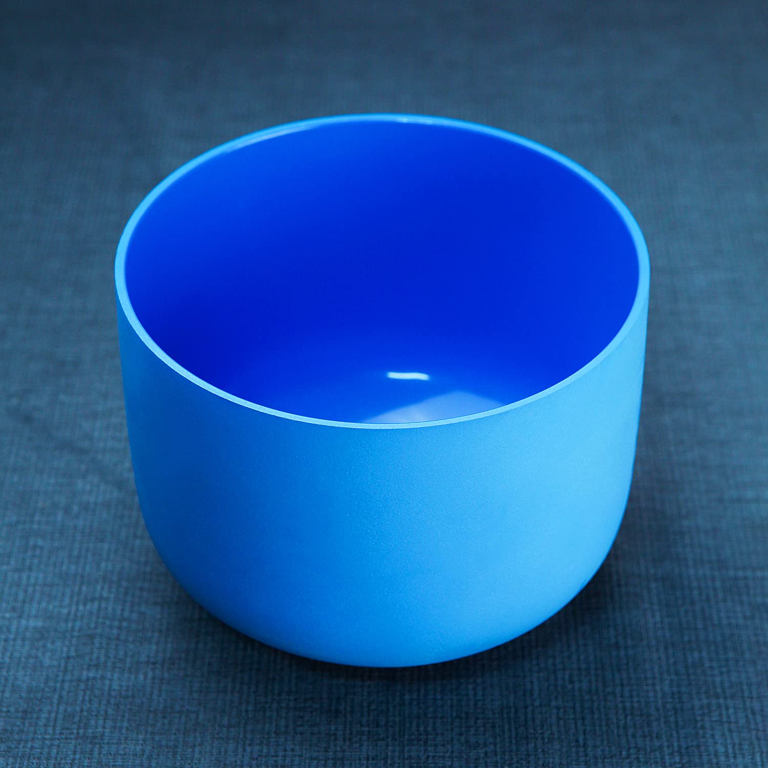 Hye-eun Set di 3 campane tibetane in cristallo, 432 Hz, colori Set di 3 ciotole al quarzo, con custodia per il trasporto, per la meditazione, per il relax, la guarigione dello yoga