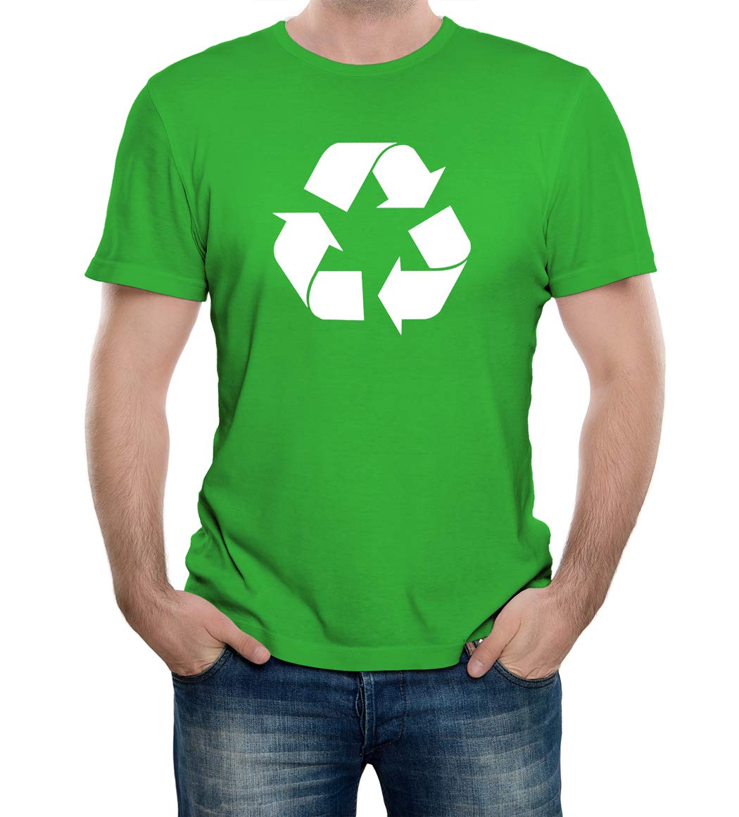 Reality Glitch Men's Green Recycling T-Shirt