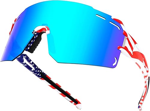 TOTOSALL Gafas de sol polarizadas para montar al aire libre para hombre y mujer, gafas de sol estilo Vipers, un espejo para dos propósitos