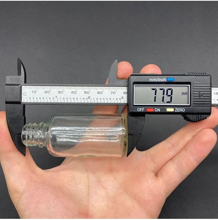 12 Adet Şeffaf Cam Shot Şişesi Sızdırmaz Gümüş Metal Kapaklı Kolonya Koku Süs Çok Amaçlı Şişe 30ml