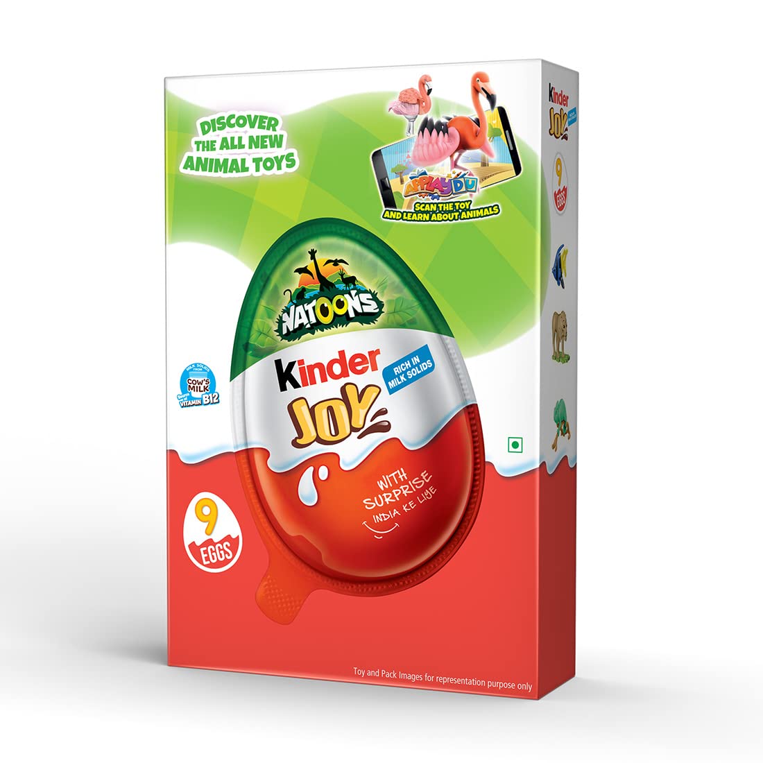 Kinder Joy Surprise Chocolate Natoons Gift Pack T9,180 Grams