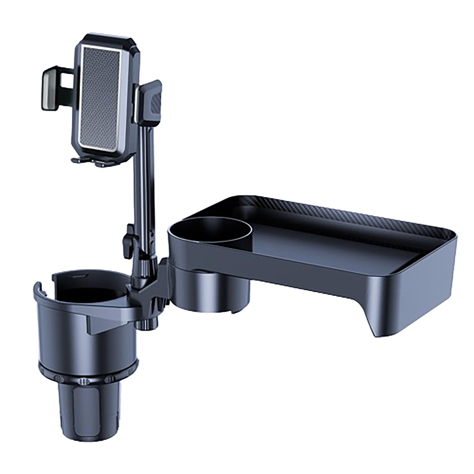 Getränkehalter Auto für Geely Emgrand GS/Emgrand Haijing Hai Jing, 4 In 1 Verstellbarer Becherhalter Handyhalterung Tisch Tablett Becherhalter Auto Cupholder Dosenhalter,L