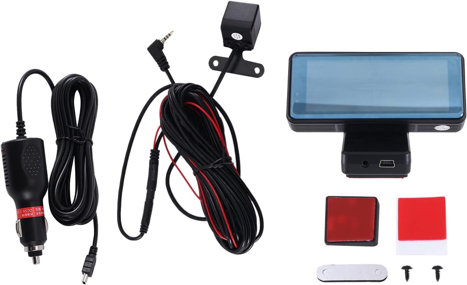 KliplincADAS Automotive Dual Recorder HD Monitoring Video Recorder HD IPS Screen Pack of 1