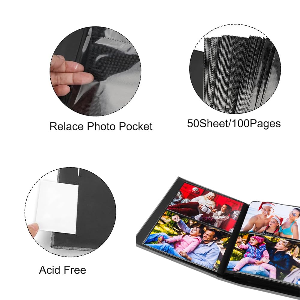 Álbum de Fotos 10x15 200 Fotos Cubierta de Lino para Boda Familiar