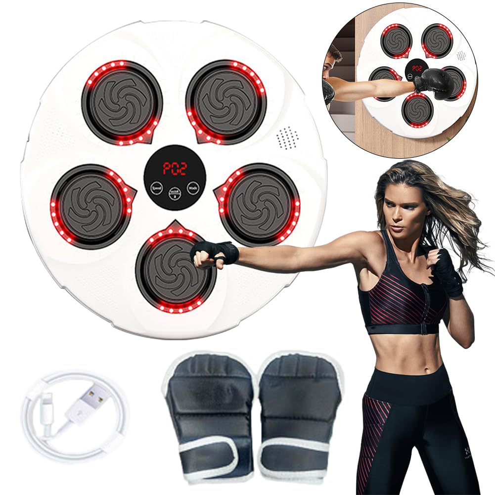 Music Boxing Machine, Musica elettronica Boxing Machine, Musica elettronica da parete Attrezzatura per l'allenamento, Divertimento elettronico intelligente Bluetooth montato a parete Boxing Tr