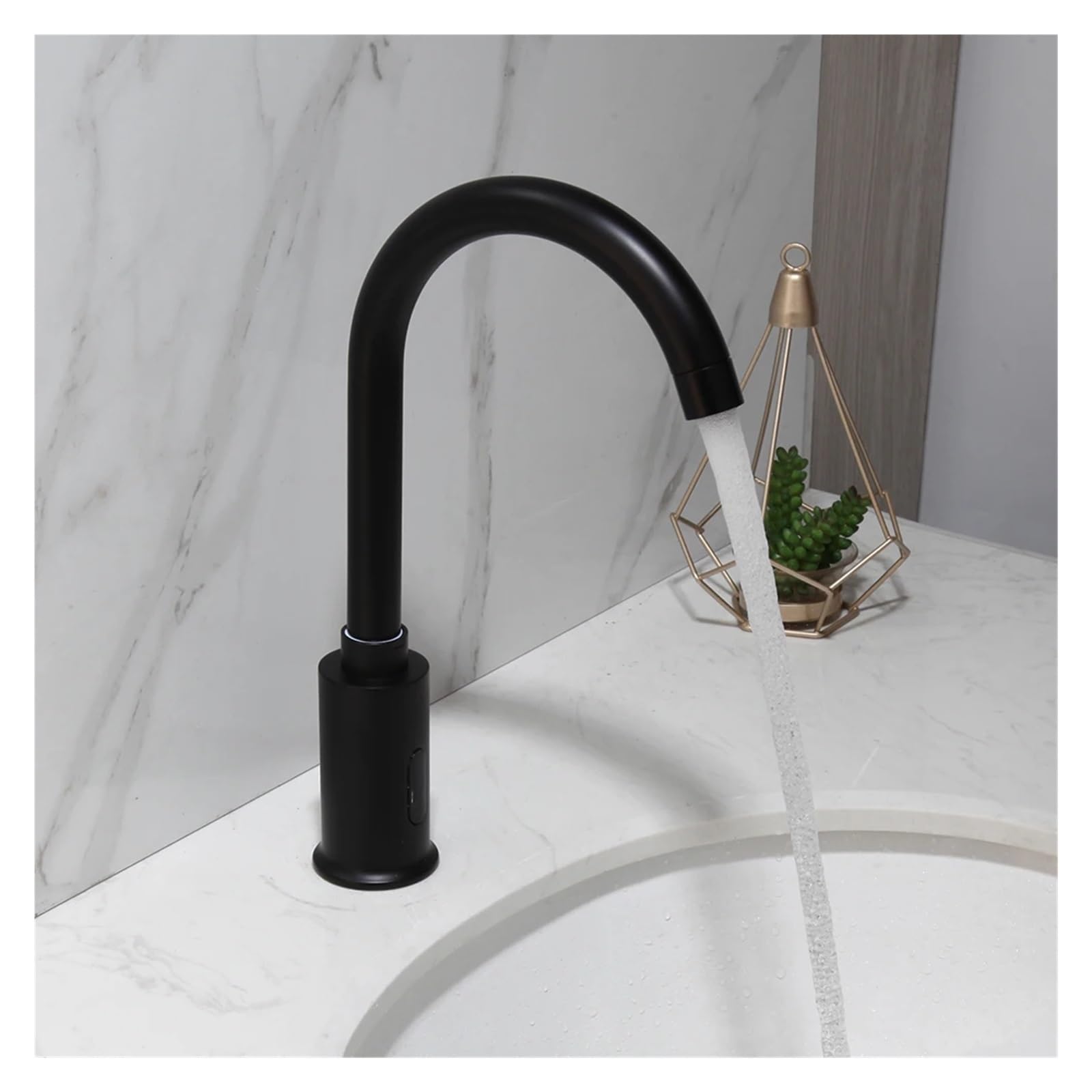 HADECOLL Faucet, Bathroom Automatic Sensor Faucets Hot Cold Water Mixer Crane -Touch Sensor Bathroom Sink Tap Faucets