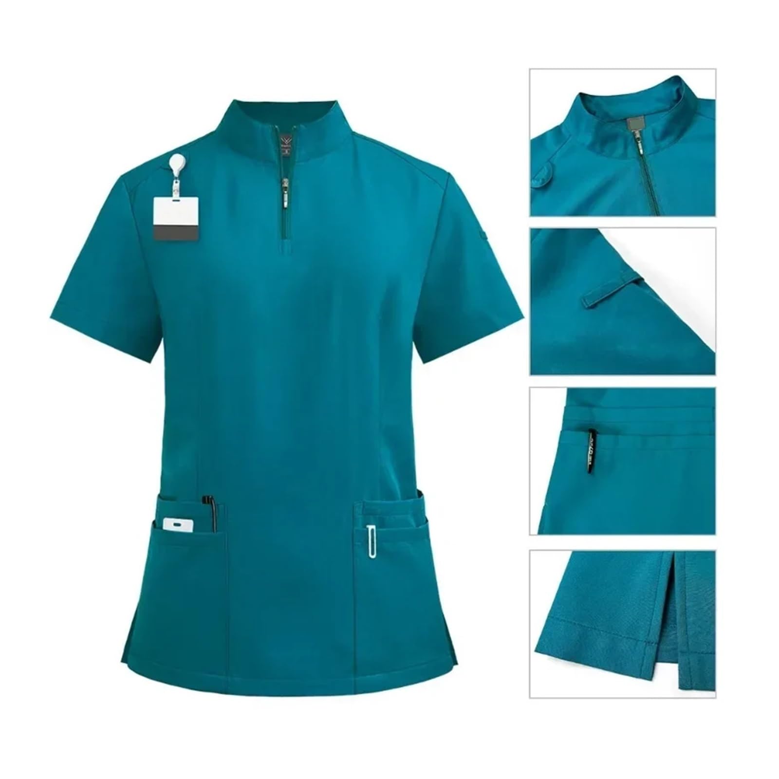 Uniformes quirúrgicos for médico y enfermera, conjunto exfoliante for mujer, ropa de trabajo for salón belleza, clínica, Top, pantalones, túnica enfermería for Spa