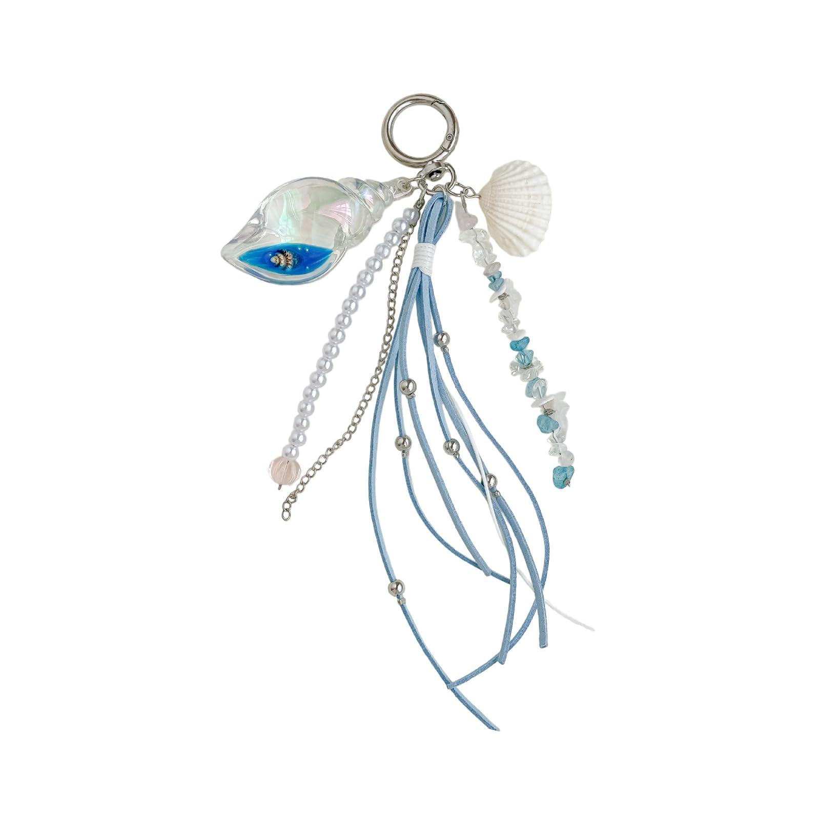 Ljmyy Colourful Bag Charm Metal Keyring Fashion Keychain Diyer Handbag Charm Bag Pendant for Purses Chain Accessories