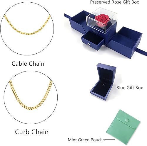 Miniatura 7 de Novgarden Collar con nombre personalizado, chapado en oro de 18 quilates, collar con nombre personalizado con placa de nombre, regalo de joyería