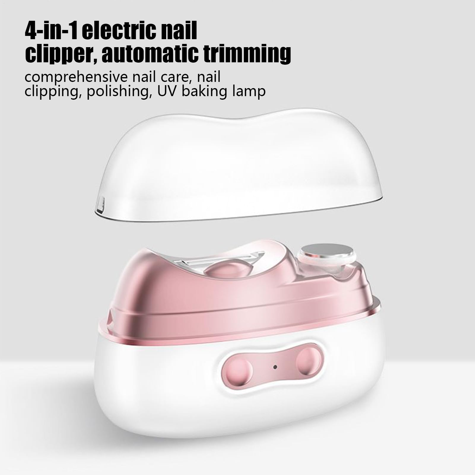 Cortauñas Eléctrico Herramientas de Manicura Eléctricas con LED | Cortauñas Recargable Portátil Para Mayores, Niños, Adultos, Viaje, Hogar, Baño y Diario