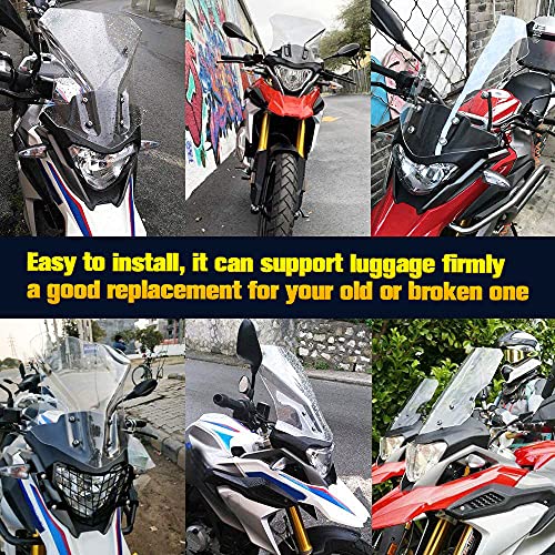 Akcesoria motocyklowe kompatybilne z G310GS G 310 GS G 310GS owiewka 2017-2024 G310 GS na przednią szybę, ekran, osłona deflektora (szary dym)
