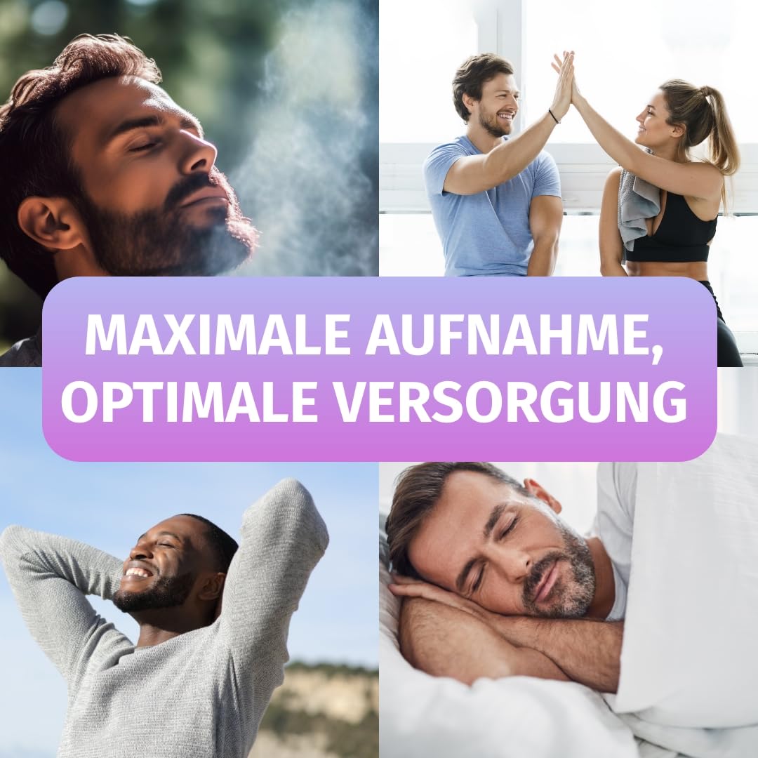 Green Naturals® Liposomales Magnesium - WICHTIG: 1.650 mg Magnesiumcitrat pro Tagesdosis - Hohe Bioverfügbarkeit - 120 Kapseln (40 Tage) (Packung mit 2)
