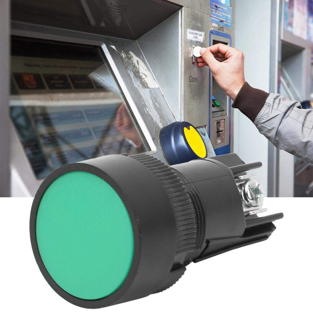 Green-Z) Pulsante interruttore in alluminio per motocicletta, per