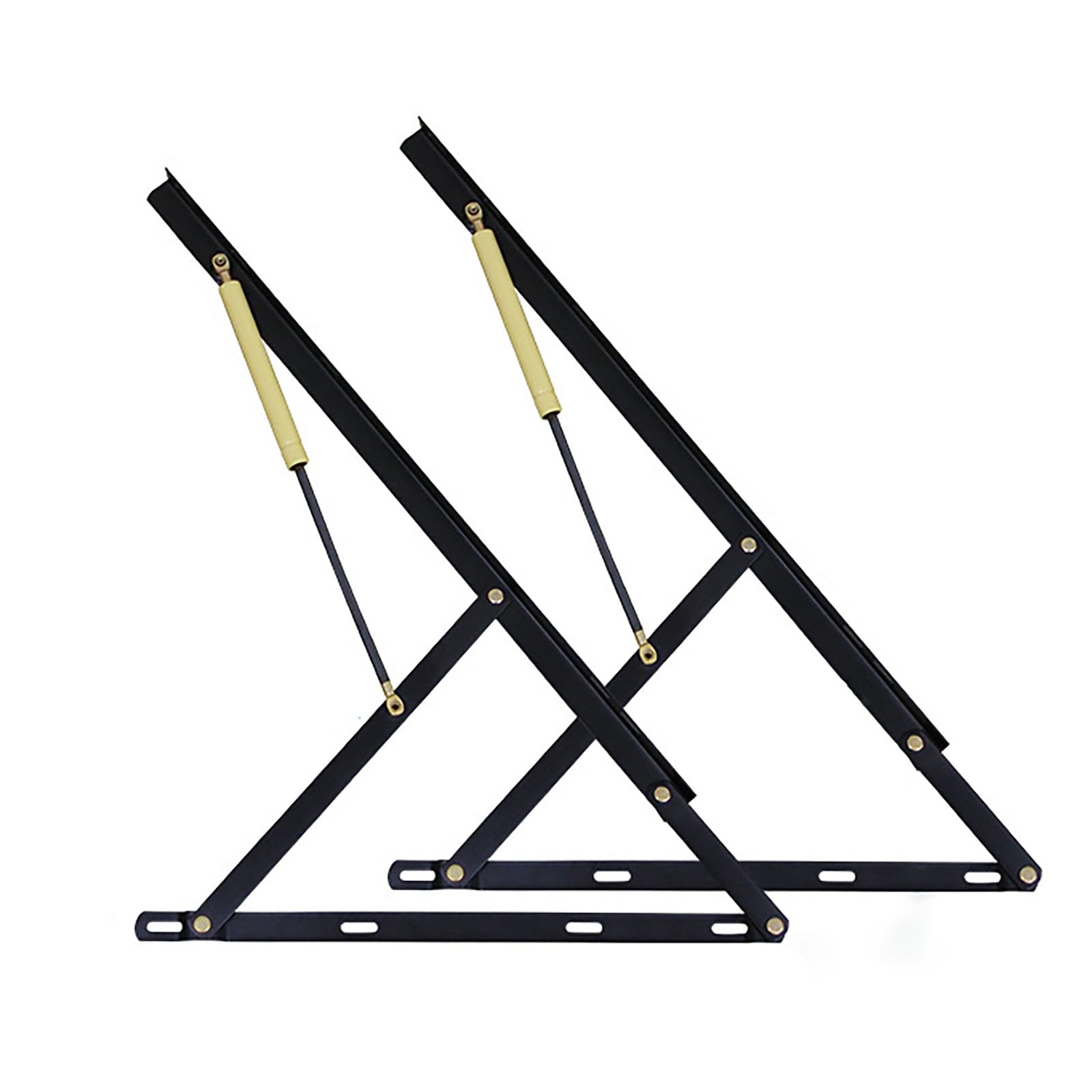 DFGHNBVC Hydraulic Bed Lift Mechanism Kit With Heavy Duty Gas Springs - Easy Access Underbed Storage Solution For Storage Beds,Black-110Cm/43In