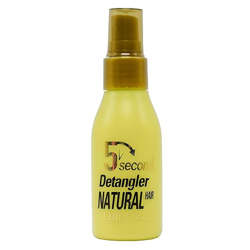 5 Second Detangler - Infundido con aceite de argán marroquí Humedad instantánea Acondicionamiento ligero Suavizante y alisador Rizos, bobinas y