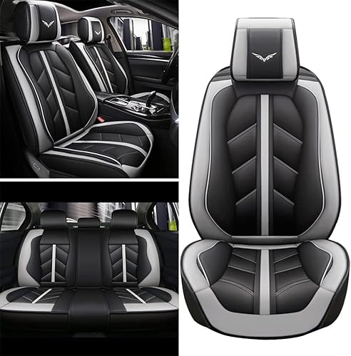 Miniatura 3 de Ruberpig Funda de asiento de automóvil compatible con Volvo XC40 XC 40 2018-2021, cobertura completa, transpirable e impermeable, juego completo de
