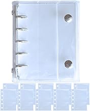 Sticker Book, Clear, Sticker Binder, For Girls, Removable, m5, Sticker Notebook, Micro 5, Clear (TWIN Popn BINDER Wide Type Refill Set of 10)