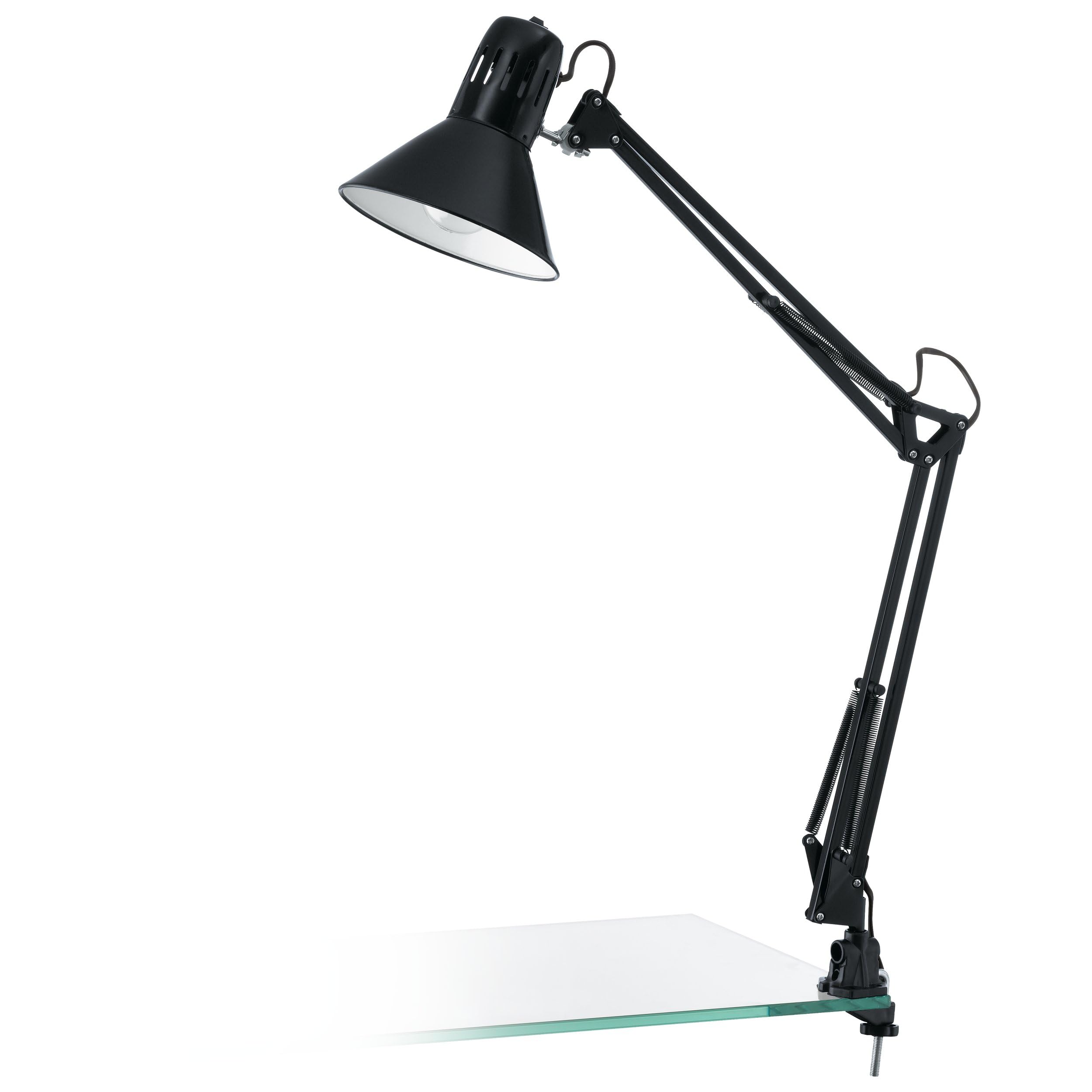 Eglo lampada da tavolo Firmo, 1 fiamma, lampada a pinza