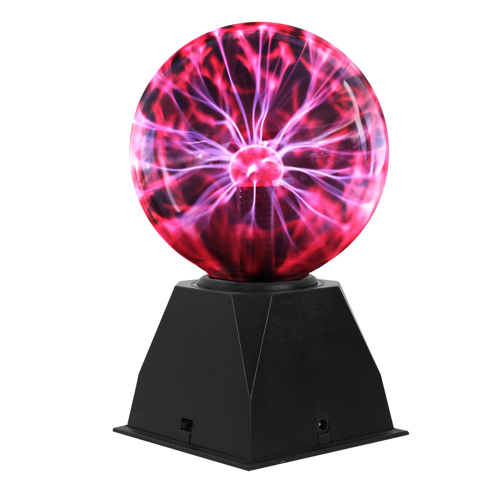 Delipop 6Inch 6 Inch Plasma Ball Lamp, Touch & Sound Sensitive Plasma Globe Magic, Nebula Electric Lightning Ball Science Toys For Kids, Christmas, Home, Party