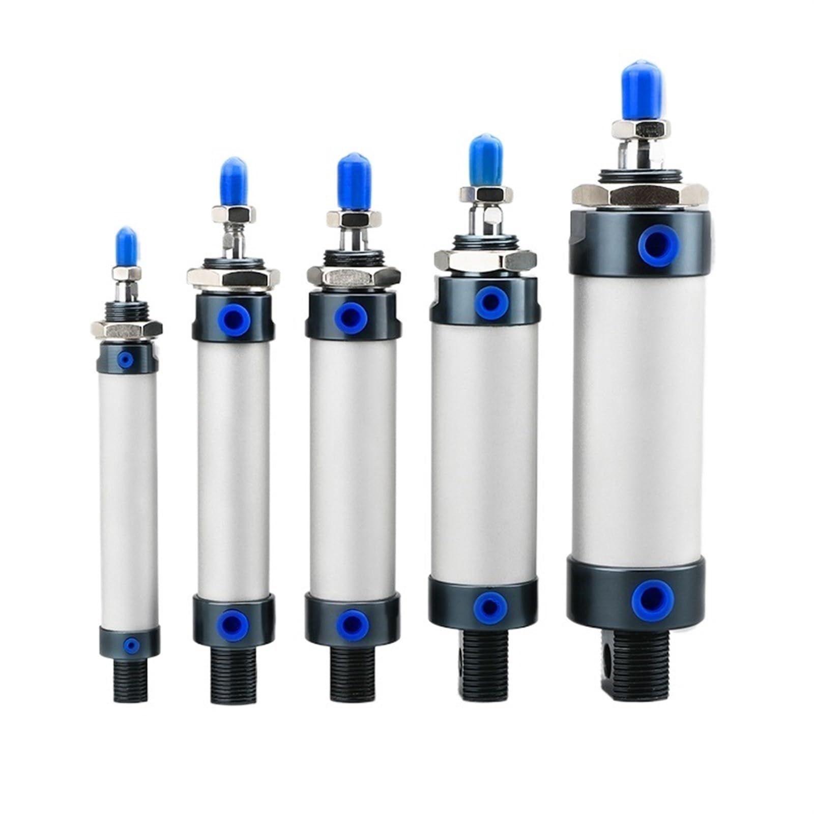 EXBWXNIL 1pcs Mini Cylinder Pneumatic Double Action Air Aluminum Alloy(20mm Bore,500mm Stroke)