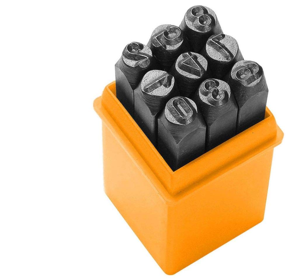 Tolsen 9Pcs Figure Punch – 3Mm