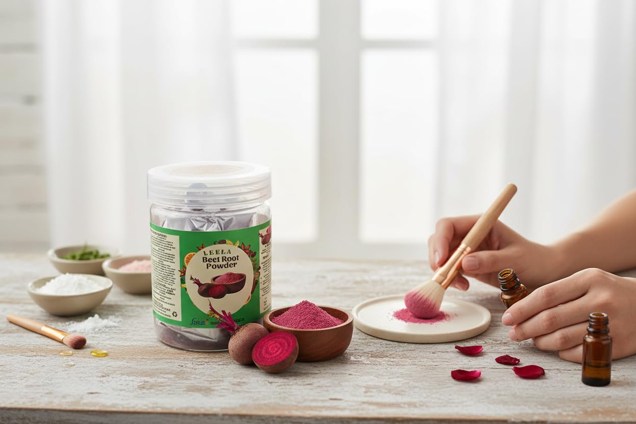 Leela Organic Natural Dried Beetroot Powder|Beetroot Powder 200Gm|Premium Food Natural Powder|Exploring Beetroot Powder: Origin,Health Benefits,Culinary Uses,And More 3