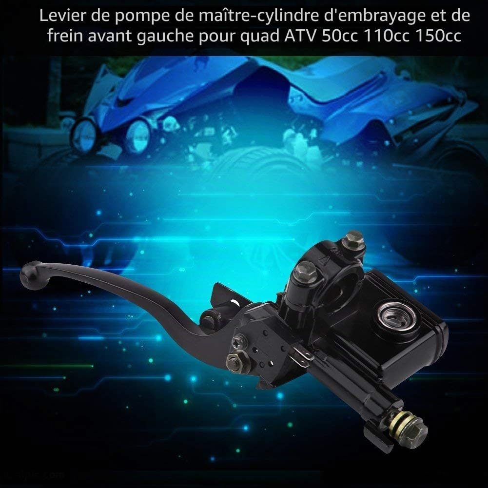Maître-cylindre de frein avant gauche,Pompe à levier de maître-cylindre d'embrayage de frein avant gauche pour VTT Quad