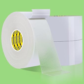 High Adhesive Double Sided Tape Heavy Duty,3Pack x 2" x66FT