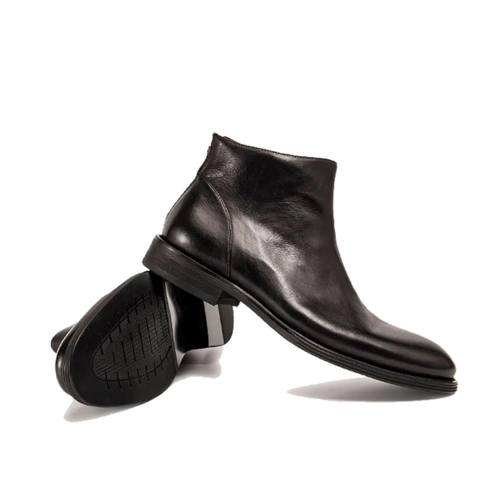 Chelsea Boot Uomo Stivali Eleganti Da Uomo, Chelsea In Vera Pelle, Stivaletti, Scarpe Basse Casual In Stile Britannico
