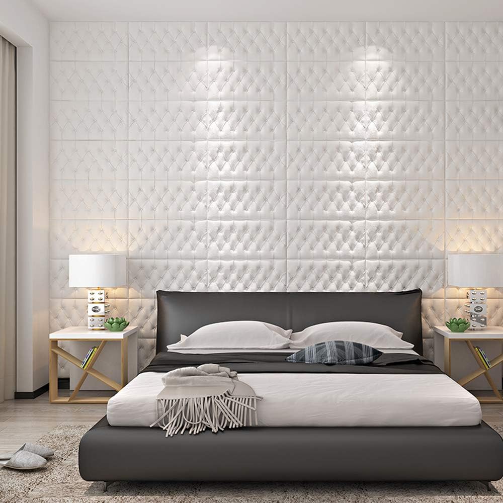 Waterproof Upholstered Headboards Accent Wall Panels Self