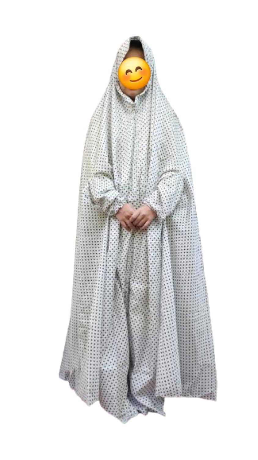 RBLISS CG Women’s crepe Cotton Eharam/Ahram/Ihram for Hajj or Umrah/Abaya Hijab (Free Size)/ Islamic Prayer Long Dress- Assorted Design Print